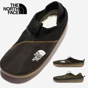 ノースフェイス スリッポン メンズ サンダル 黒 ベース キャンプ ミュール NF02349 ブラック グリーン シューズ THE NORTH FACE 靴 アウ