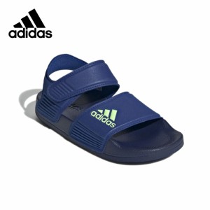 アディダス キッズ ジュニア サンダル adidas スポーツサンダル ストラップ 面ファスナー ID2626 ブルー アディレッタ サンダル 青 水遊