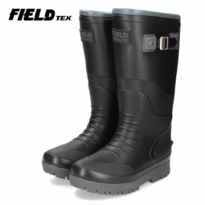 FIELD texlite フィールドテックス 靴 FT-2397 EVA 長靴 軽量 防滑 雨 雪 黒 ブラック メンズ スノーブーツ