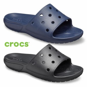 crocs クラシック クロックス スライド Classic Crocs Slide 206121 シャワーサンダル メンズ レディース ブラック ネイビー スポーツサ