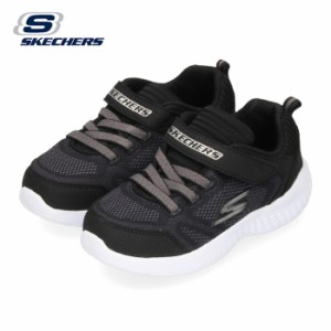 SKECHERS スケッチャーズ キッズ スニーカー 男の子 97546N SNAP SPRINTS - ULTRAVOLT ベルクロ スリッポン 子供靴 ブラック