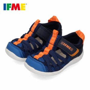 【還元祭クーポン対象】イフミー サンダル ベビー IFME 子供靴 ネイビー 22-0106 キッズ シューズ 水遊び 速乾 青 水陸両用