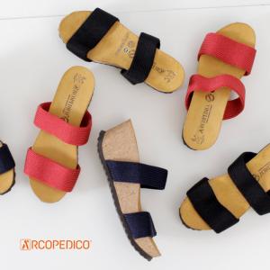 アルコペディコ ローレ サンダル レディース 1830 ARCOPEDICO LOURE つっかけ ミュール ウエッジソール ウェッジ 厚底 コルク