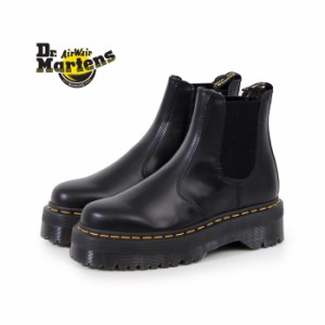 ドクターマーチン 靴 Dr.Martens 2976 QUAD クアッド レトロ 24687001 サイドゴア チェルシー ブーツ  レディース 厚底 黒 クロ ブラック