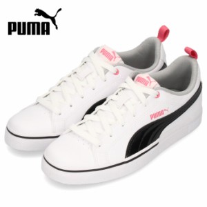 PUMA レディース ジュニア スニーカー プーマ ブレイクポイント VULC BG 373633-03 ホワイト シンプル オフィス 通勤 通学 学生 セール