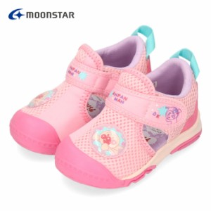 【還元祭クーポン対象】 アンパンマン 靴 キッズ シューズ 161 ピンク 子供靴 女の子 ムーンスター moonstar
