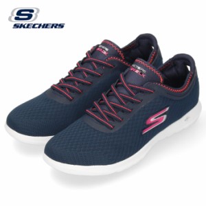 【還元祭クーポン対象】 スケッチャーズ レディース スニーカー SKECHERS Go Walk Lite Impulse 15350-NVPK ネイビー メッシュ素材