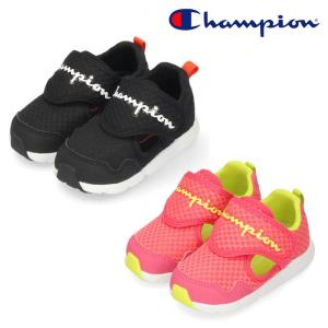 チャンピオン キッズ スニーカー ベビーシューズ CP BA047 BABY BEANS FOAM SDL ブラック ピンク 黒 子供靴 ムーンスター