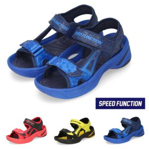 キッズ サンダル ジュニア 男の子 スポーツサンダル レッド ブルー イエロー SPEED FUNCTION 1365 子供靴