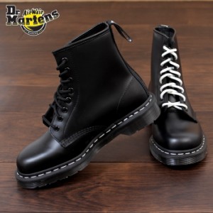 ドクターマーチンDr.Martens1460WSブーツ8ホール靴24758001黒ホワイトステッチレディースメンズユニセックス8EYE