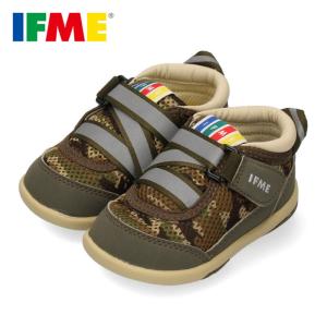 スニーカー イフミー ベビー IFME シューズ 22-4700 KHAKI カーキ 子供靴 ベルクロ