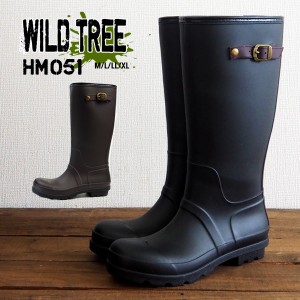 【送料無料】 ワイルドツリー WILDTREE レインブーツ HM051 メンズ