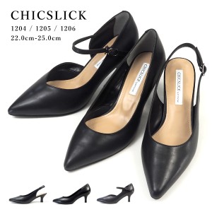 【送料無料】 シックスリック CHICSLICK パンプス 1204/1205/1206 レディース