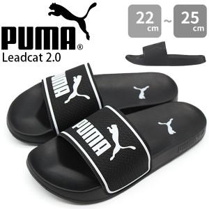 プーマ サンダル レディース 靴 黒 ブラック 軽量 軽い ロゴ シンプル おしゃれ 履きやすい EVA 合成樹脂 耐水 海水浴 川 海 プール バー