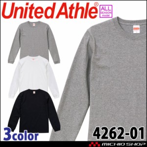 United Athle  CAB ユナイテッドアスレ 通年 スーパーヘヴィーウェイト 7.1オンス ロングスリーブ Tシャツ 長袖 4262-01 綿100% 学園祭 