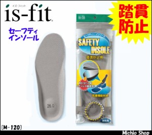 【防災グッズ】【モリト】セーフティーインソール踏み抜き防止用is-fit M-120 福徳産業