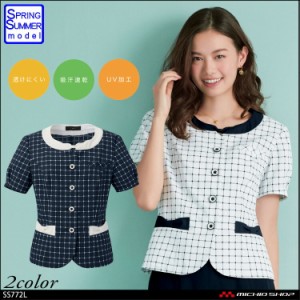 事務服 制服 セレクトステージ 神馬本店 美形オーバーブラウス SS772L 