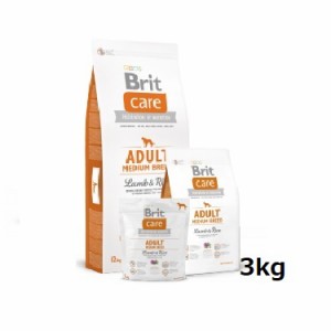 Brit ケア ラム＆ライス アダルト M 3kg 犬用