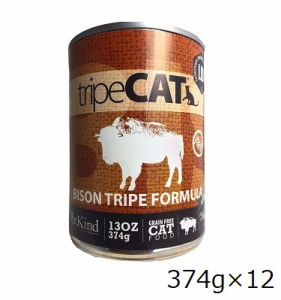 PetKind tripeCAT バイソントライプ 374g×12缶　缶　猫用