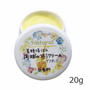 アルモネイチャー 国産 肉球蜜蝋クリーム 20g ノンフレグランス　犬猫用【53】