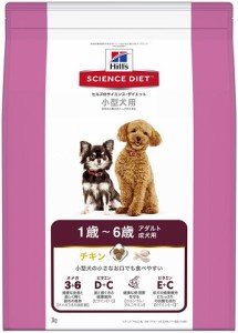 ヒルズ　サイエンス・ダイエット　アダルト 小型犬用 成犬用　3kg