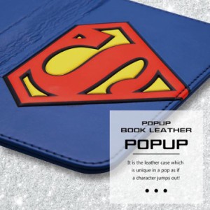 スーパーマン Iphone8 Iphone7 手帳型ケース カードポケット付 ストラップホール付 立体的 ユニークシンボルマーク In Wp7j Smの通販はau Wowma ワウマ すまほグッズのtmc 商品ロットナンバー