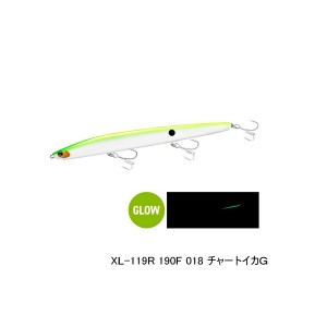 ≪'23年9月新商品！≫ シマノ エクスセンス クー 190F ジェットブースト XL-119R 018 チャートイカG 190mm/29g 【4個セット】 【小型商品