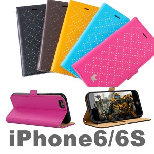 JISONCASE 手帳ケース 格子柄 IP6-10H iPhone6 iphone6s ケース 手帳型 手帳  手帳タイプ レザー