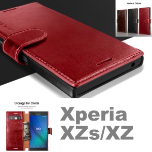 VERUS Dandy Layered Xperia XZs XZ ケース 手帳型 手帳 カバー エクスペリア レザー