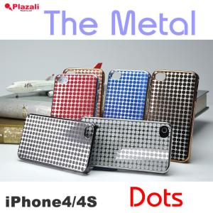iPhone4S ケース メタル iphone4 メタル ケース カバー Dot iphone iphone4s アイフォン4S