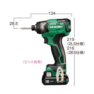 HiKOKI-ハイコーキ(旧:日立工機)10.8V1.5AhインパクトドライバWH12DD(2ES)【日本全国送料無料】【代引き発送不可】【ポイント消化にどう