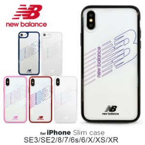 iphone se3 ケース クリア New Balance ニューバランス ハイブリッドクリアケース iPhoneXS iPhoneX iPhoneXR iPhoneSE 第3世代 第2世代 