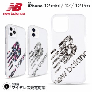 iphone12 ケース 透明 iphone12 pro ケース クリア iphone12 mini ケース ブランド ニューバランス New Balance ビッグロゴ tpu クリアケ