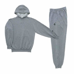 コンバース スウェットパーカー&パンツ上下セット グレー×グレー converse CB141202-1500-CB141204-1500