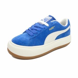 スニーカー プーマ PUMA スウェードマユアップ ラピスブルー/マシュマロ 381650-01 レディース シューズ 靴 21FA