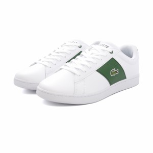 スニーカー ラコステ LACOSTE カーナビー01214 1R5 ホワイト/ダークグリーン 白 SM00632-1R5 メンズ シューズ 靴