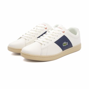 スニーカー ラコステ LACOSTE カーナビー01214 WN1 ホワイト/ネイビー 白 SM00632-WN1 メンズ シューズ 靴