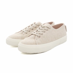 スニーカー スペルガ SUPERGA 2750-FELT ライトベージュ/アボリオ 薄茶 2A2128EW-A02 レディース シューズ 靴 22FW