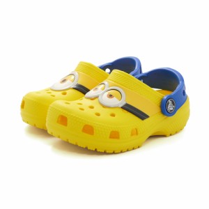 サンダル クロックス crocs ファンラブクラシックアイアム「ミニオン」クロッグトドラー イエロー 黄 206810-730 キッズ シューズ 靴 23S