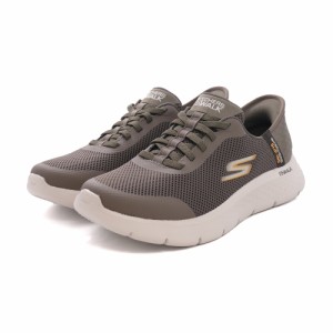 スニーカー スケッチャーズ SKECHERS スリップインズ：ゴーウォークフレックス-ハンズアップ ブラウン 茶 216324WW-BRN メンズ シューズ 