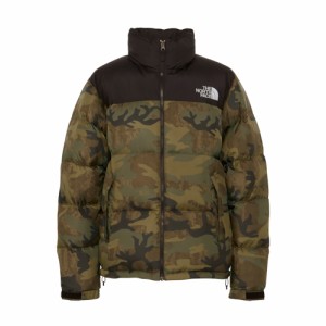 アウター ノースフェイス THE NORTH FACE ノベルティーヌプシジャケット カモ 緑 ND92336-TF メンズ レディース  23FW