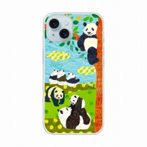 iPhone14 ケース スマホケース ハードケース iPhone15 14 Pro 13 Mini 12 11 動物 アニマル柄 パンダ親子 ほのぼの 水玉アイフォンケース