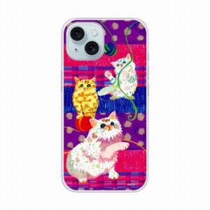 iPhoneSE 第3世代 第2世代 スマホケース ハードケース iPhone15 14Pro 13 12 11 アニマル柄 ケース 毛糸ネコ 遊ぶ 猫 毛糸 水玉アイフォ