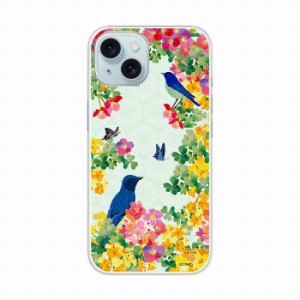 iPhone13 Mini ケース スマホケース ハードケース iPhone15 Pro 14 13 12 XS XR 動物 アニマル柄 春の花と鳥とチョウアイフォンケース ア