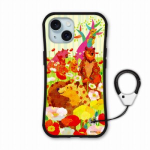 iPhone13 ケース i-coronケース 耐衝撃 TPU スマホケース アイフォン15 14 12 11 XS XR XS Max スマホカバー 保護ケース 動物柄 クマの森