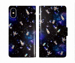 スカラー scolar iPhone15 ケース 手帳型 アイフォン 15Pro 15Plus 14 13 12 11 スマホケース カード入れ スマホカバー 手帳 宇宙 ファン