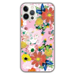 iPhone14 ケース スマホケース スカラー アイフォン 15 Plus 15 Pro Max 13 12 11 XS XR スカラコ 蝶 花 ピンク かわいい ファッションブ