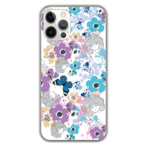 iPhone13 ケース スカラー スマホケース iPhone15 Plus 14 Pro 12 11 XS XR 8Plus 花 チョウ スカラコ ホワイト かわいい アイフォンケー