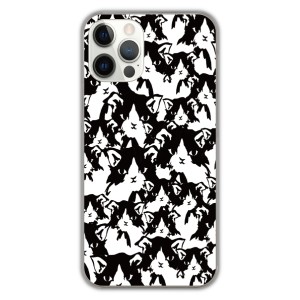 iPhone15 ケース スカラー ハードケース アイフォン 15 Plus 15Pro 15 Pro Max 14 13 12 スマホケース 猫柄　モノクロ かわいい ファッシ