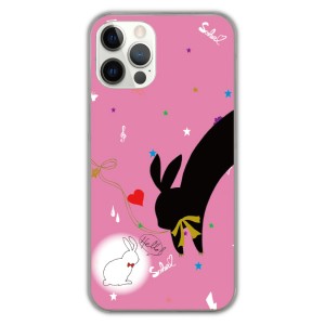 iPhone13 ケース スカラー スマホケース iPhone15 Plus 14 Pro 12 11 XS XR 8Plus うさぎ シルエット ピンク かわいい アイフォンケース 